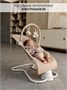 Электронные качели детские AMAROBABY HAPPY SWING, бежевый AB23-22HAPPY/03