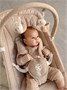 Электронные качели детские AMAROBABY HAPPY SWING, бежевый AB23-22HAPPY/03