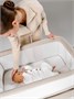 Приставная люлька механическая Amarobaby Care, темно-серый AB25-38CARE/57