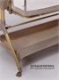 Приставная люлька механическая Amarobaby Care, бежевый AB25-38CARE/03