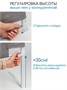 Барьер защитный для кровати Amarobaby Linear, серый AB-LIN-BSR-SE-200