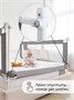 Барьер защитный для кровати Amarobaby Linear, серый AB-LIN-BSR-SE-200