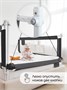 Барьер защитный для кровати Amarobaby Linear, черный AB-LIN-BSR-BL-200