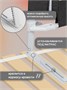 Барьер защитный для кровати Amarobaby Linear, черный AB-LIN-BSR-BL-200