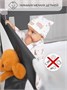 Барьер защитный для кровати Amarobaby Linear, черный AB-LIN-BSR-BL-200
