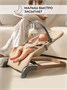 Детский шезлонг Amarobaby, Harmony, бежевый AB24-25HR/03