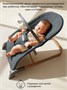 Детский шезлонг Amarobaby, Harmony, графит AB24-25HR/10