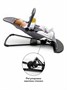 Детский шезлонг Amarobaby, Baby time, серый AB21-25BT/11