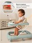 Ходунки детские с электронной игровой панелью Amarobaby, Happy Steps, зелёный AB23-21HS-13