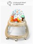 Ходунки детские с электронной игровой панелью Amarobaby, Running Baby, коричневый AB23-21RB-12