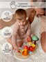 Ходунки детские с электронной игровой панелью Amarobaby, Running Baby, коричневый AB23-21RB-12