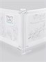 Барьер защитный для кровати AMAROBABY safety of dreams, белый AB-SOFD-BSR-BEL-120