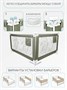 Барьер  защитный для кровати AMAROBABY  safety of dreams, оливковый AB-SOFD-BSR-OL-120