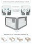Барьер защитный для кровати AMAROBABY safety of dreams, серый AB-SOFD-BSR-SE-120