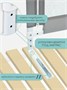 Барьер защитный для кровати AMAROBABY safety of dreams, серый AB-SOFD-BSR-SE-120