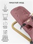 Детский шезлонг Amarobaby, Baby relax, розовый AB22-25BR/06