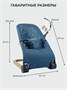 Детский шезлонг Amarobaby, Baby relax, голубой AB22-25BR/19