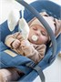 Детский шезлонг Amarobaby, Baby relax, голубой AB22-25BR/19
