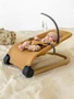 Детский шезлонг Amarobaby, Baby relax, бежевый AB22-25BR/03