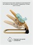 Детский шезлонг Amarobaby, Baby relax, бежевый AB22-25BR/03