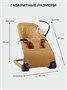 Детский шезлонг Amarobaby, Baby relax, бежевый AB22-25BR/03