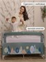 Манеж-кровать Amarobaby TRANSFORM (Mountains) прямоугольный, зеленый AMARO-26TrM/13