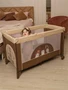 Манеж-кровать Amarobaby MULTIFORM (Smile Friends) прямоугольный, бежевый AMARO-26MSF-Be