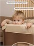 Манеж-кровать Amarobaby MULTIFORM (Smile Friends) прямоугольный, бежевый AMARO-26MSF-Be