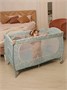 Манеж-кровать Amarobaby HAPPY PLACE (Forest) прямоугольный, голубой AMARO-26HPF/19