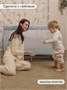 Манеж-кровать Amarobaby HAPPY PLACE (Forest) прямоугольный, голубой AMARO-26HPF/19