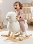 Овечка качалка AMAROBABY (Dolly), белый, 65х34х60 см. AMARO-28AD-Be