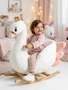 Лебедь качалка AMAROBABY (Swan), белый, 59х35х66 см. AMARO-28AS-Be