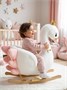 Лебедь качалка AMAROBABY (Swan), белый, 59х35х66 см. AMARO-28AS-Be