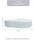 Матрас-кокон AmaroBaby для позиционирования с эффектом памяти, Premium Form, 74х42х14 AMARO-53PF-0