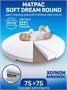 Матрас AmaroBaby со съемным чехлом, Soft Dream Round 750 x 750 х 100 Soft Dream Round