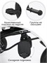 Велосипед детский трехколесный с ручкой Amarobaby Legend, черный AB22-36LG/09