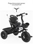 Велосипед детский трехколесный с ручкой Amarobaby Legend, черный AB22-36LG/09