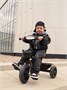 Велосипед детский трехколесный с ручкой Amarobaby Legend, черный AB22-36LG/09