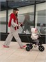 Велосипед детский трехколесный с ручкой Amarobaby Legend, черный AB22-36LG/09