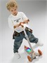 Самокат трехколёсный с подсветкой Amarobaby, Flash АВ25-27FLA/13