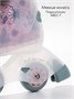 Ролики Amarobaby Wish с подсветкой, розовый/зеленый AB25-35WH/0613-29