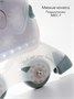 Ролики Amarobaby Wish с подсветкой, бежевый/зеленый AB25-35WH/0313-29