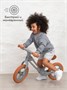 Двухколесный беговел Amarobaby Twist, серый/оранжевый AB23-34TW/0905