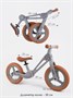 Двухколесный беговел Amarobaby Twist, серый/оранжевый AB23-34TW/0905