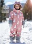 Комбинезон детский зимний Amarobaby Adventure, розовый, лама AB-OD25-6202AD/06-86