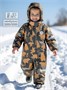 Комбинезон детский зимний Amarobaby Adventure, серый, медведи AB-OD25-6202AD/11-86