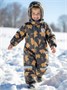 Комбинезон детский зимний Amarobaby Adventure, серый, медведи AB-OD25-6202AD/11-86
