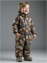 Комбинезон детский зимний Amarobaby Adventure, серый, медведи AB-OD25-6202AD/11-86