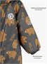 Комбинезон детский зимний Amarobaby Adventure, серый, медведи AB-OD25-6202AD/11-86