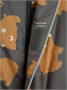Комбинезон детский зимний Amarobaby Adventure, серый, медведи AB-OD25-6202AD/11-86